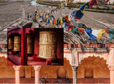 Decorative Indian tile pattern